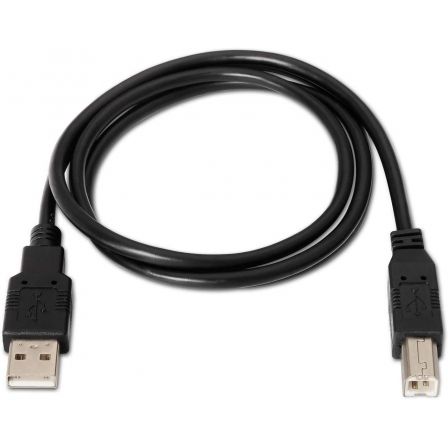 Aisens Cable USB 2.0 para Impresora Tipo A Macho a Tipo B Macho, 1m, Negro Aisens Cable USB 2.0 para Impresora Tipo A Macho a Tipo B Macho, 1m, Negro